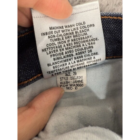 Joe's Jeans Womens Provocateur Bootcut Mid-Rise Dark Blue Washed Cotton Size 29 - Picture 5 of 9